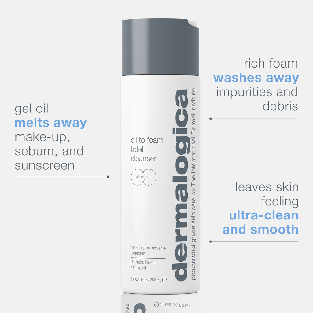 Dermalogica Oil To Foam Total Cleanser - 8.4 oz